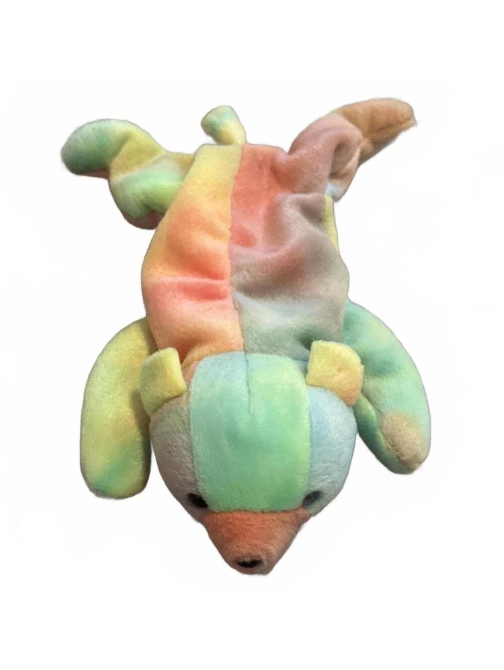 Ty Rainbow Tie-Dye Bear Plush Toy